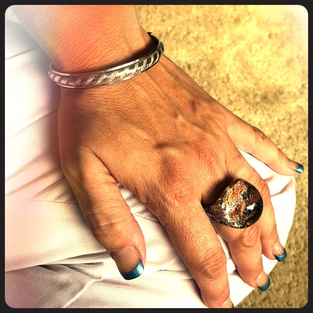 Beautiful glass ring!❤️